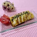 toraちゃん♪'s cooksnap of when they made チーズinとん平焼き＊玉子焼き器で綺麗に.