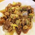 わたろうみ's cooksnap of when they made 豚こまキャベツ卵オイスターソース炒め.