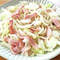 かなりんココりん's cooksnap of when they made 簡単 旨い塩バター焼きうどん.