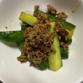 のりかりの's cooksnap of when they made 大量消費！きゅうりのピリ辛肉味噌炒め.