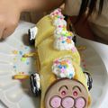 ゆゆんぱ's cooksnap of when they made アンパンマン電車ケーキ.