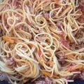 フランクフルトJr's cooksnap of when they made ワンポットパスタ☆ボロネーゼ.
