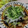 みっちゃん❇️68's cooksnap of when they made 茄子と鶏肉の黒酢あえ.