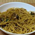 クック49L4Ho☆'s cooksnap of when they made まいたけとじゃこの醤油スパゲティ.