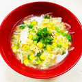 あっこ姉's cooksnap of when they made コーンのふわとろかき玉コンソメ中華スープ.