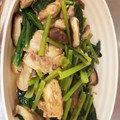 あｓｄｆｇｈｊｋｌ；'s cooksnap of when they made 鶏ももと小松菜の炒め物.
