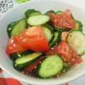 かなぽん☆☆'s cooksnap of when they made トマトときゅうりの塩だれサラダ.