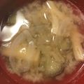 かずくん☆'s cooksnap of when they made ナスと玉ねぎの味噌汁.