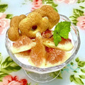にきけん's cooksnap of when they made そばぼうろde簡単☘️ケーキ風ヨーグルト.