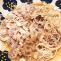 Riviera's cooksnap of when they made 豚肉・もやし・ぶっかけそうめん・めんつゆ.