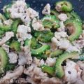 naocolin's cooksnap of when they made ゴーヤと豚肉の梅肉炒め.