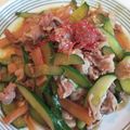 Yuuko7i's cooksnap of when they made 低糖質☆きゅうりと豚肉の炒め物.