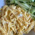 きゃろぽて's cooksnap of when they made ずぼら簡単★ふわふわ錦糸卵.