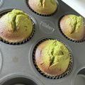 ちぇりぃら's cooksnap of when they made 米粉の抹茶小豆マフィン.