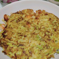 クックT2FWUM☆'s cooksnap of when they made 長芋でふんわりしっとり♪米粉のお好み焼き.