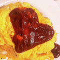 ほかたん's cooksnap of when they made 卵1個で★簡単ふわとろオムライス～.