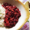 chako106HM's cooksnap of when they made ビーツとさば缶のカレー.