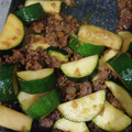 ゆうきぴぴっく's cooksnap of when they made ズッキーニと挽き肉のエスニック中華炒め.