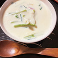 Naragon's cooksnap of when they made 小松菜と椎茸の豆乳スープ.