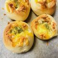 きなこ＊。's cooksnap of when they made 30分で完成！？不思議パンのポテトパン.