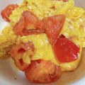 らららラッキー☆'s cooksnap of when they made ごま油香る♪かんたんトマトと卵の中華炒め.