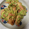 ハーシーズ's cooksnap of when they made ゴーヤとスパムと紅生姜のかき揚げ.