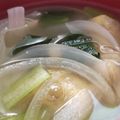 あゆたっくん's cooksnap of when they made 小松菜と玉ねぎの味噌汁.