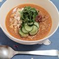 クック40IE82☆'s cooksnap of when they made 火を使わない♪簡単！ピリ辛冷や汁ごはん.