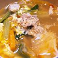 Neity's cooksnap of when they made 牛肉（切り落とし）と豆板醤で作るクッパ♡.