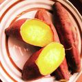chako106HM's cooksnap of when they made 炊飯器でできる焼き芋.