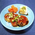 ＠迷子＠'s cooksnap of when they made ナス入り　照り焼きハンバーグ.