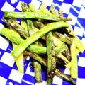 chako106HM's cooksnap of when they made 紫インゲン豆！塩焼！バター醤油！天麩羅！.