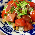 ☆さぶ☆☆'s cooksnap of when they made ＊マグロのトマト納豆和え＊.