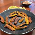 Superlittleboo's cooksnap of when they made かぼちゃ嫌いも食べれるガーリックソテー.