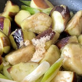 ♡マッキークッキング's cooksnap of when they made 茄子と白ネギの味噌マヨ炒め.