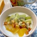 ☆あいちゃん's cooksnap of when they made フルーツヨーグルト♡ハニーナッツ.