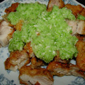 なおこんぐ's cooksnap of when they made 大きい唐揚げにきゅうりおろし☆でさっぱり.