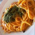 あまのぽむ's cooksnap of when they made 韓国パスタ ロゼクリームパスタ.