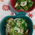 赤い電話's cooksnap of when they made オクラとちくわのポン酢和え.