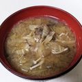 わかポン☆'s cooksnap of when they made 炒め茄子＆キャベツのお味噌汁.