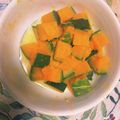 minmo2✳️2's cooksnap of when they made 簡単レンジ 材料3つ☆かぼちゃのミルク煮.