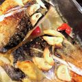 エリーモ's cooksnap of when they made 旨い！【塩サバのアクアパッツァ風グリル】.