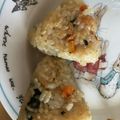 クックMU6A57☆'s cooksnap of when they made ささっと！こども用★焼きおにぎり★簡単.