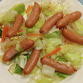 yama_miu's cooksnap of when they made ウインナーと野菜の塩コショウ炒め.