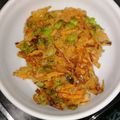 kyokoha's cooksnap of when they made フライパンで 玉ねぎと人参 のかき揚げ.