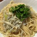 papikun's cooksnap of when they made シラスのパスタ.