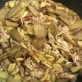 くぅちょこらんたん's cooksnap of when they made サツマイモ・牛蒡・豚バラの味噌煮.