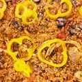 TAIkid's cooksnap of when they made ホットプレートパエリア [母からのレシピ.