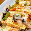 まっちゃ小豆's cooksnap of when they made キャベツと甘塩鮭のにんにく醤油焼き.