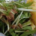 ♡Catherine's cooksnap of when they made 水菜とツナのさっぱりサラダ.